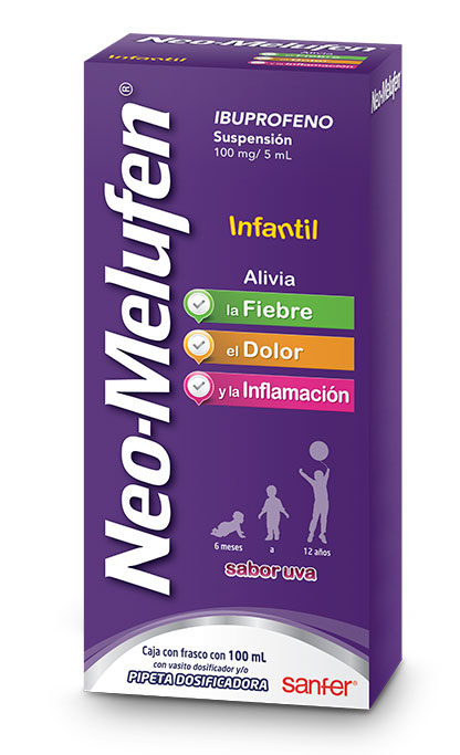 podar arena puente Neo-Melufen | Medicamento oral ibuprofeno fiebre infantil